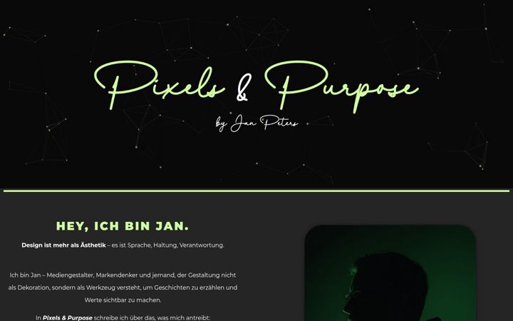 Screenshot of janptrs.de
