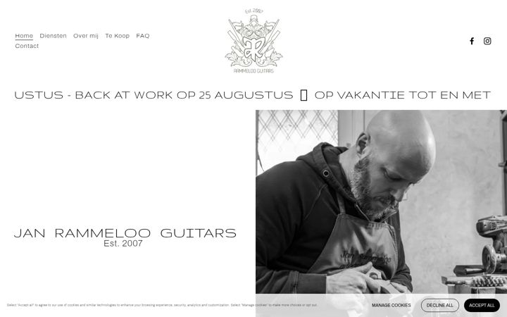 Screenshot of janrammeloo.com