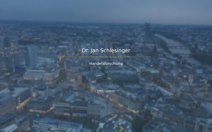 Screenshot of janschlesinger.de