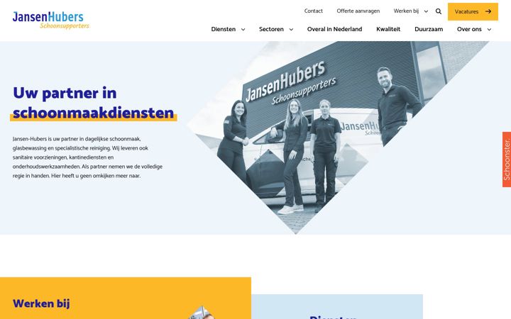 Skjermbilde av jansen-hubers.nl