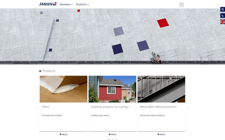 Screenshot of jansen.de