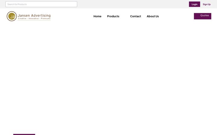 Screenshot of jansenadvertising.com