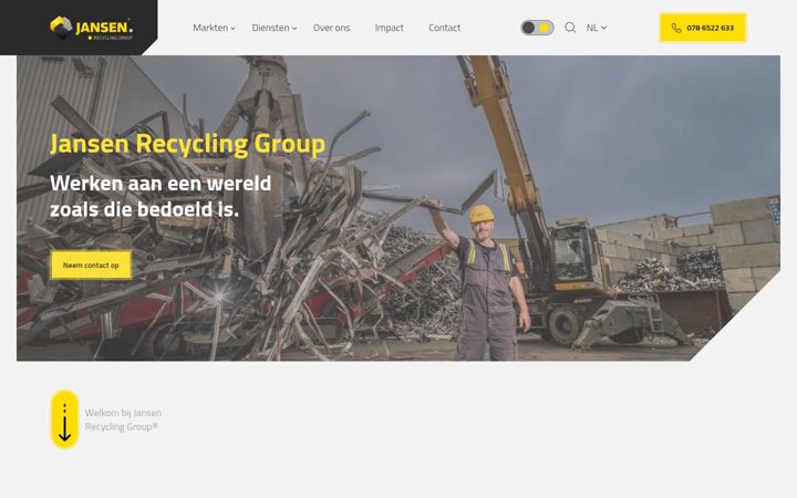 Screenshot of jansengroup.com