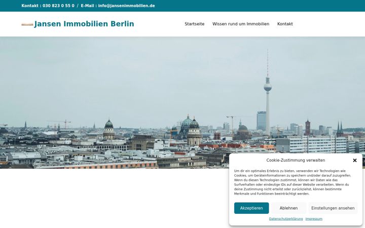 Screenshot of jansenimmobilien.de