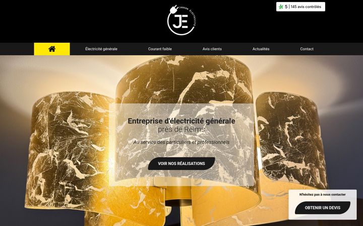 Screenshot of janson-electricite.fr