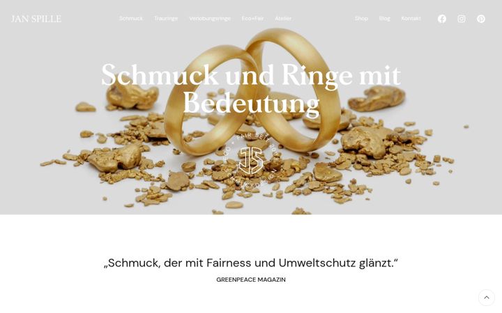 Screenshot of janspille.de