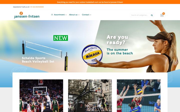 Screenshot of janssen-fritsen.com