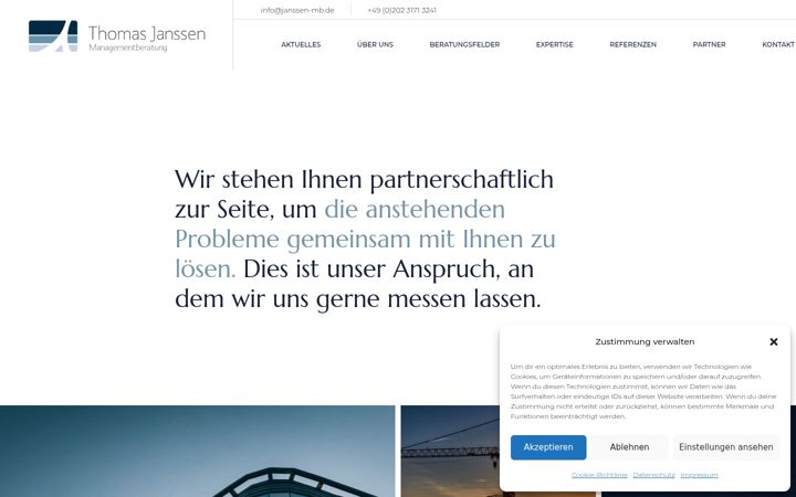 Screenshot of janssen-mb.de