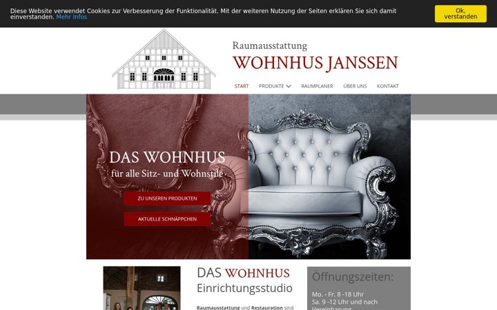 Screenshot of janssen-wohnhus.de