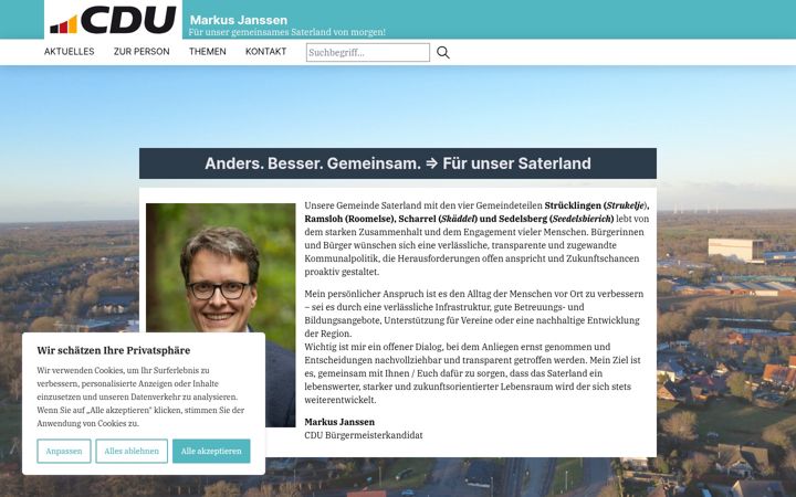 Screenshot of janssen2026.de