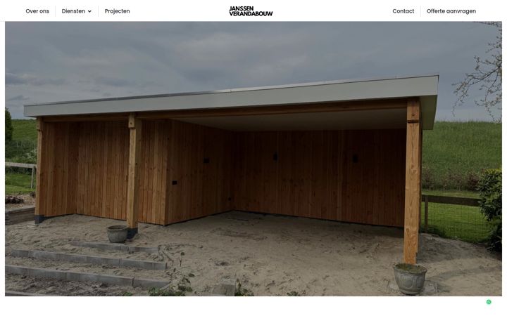 Screenshot of janssenverandabouw.nl