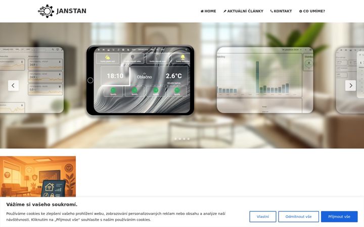 Screenshot of janstan.cz