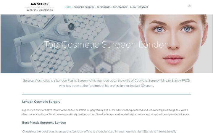 Screenshot of janstanek.com