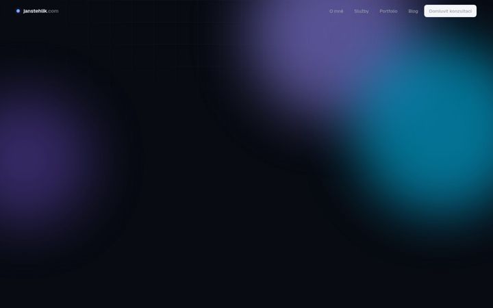 Screenshot of janstehlik.com