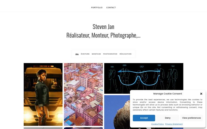 Screenshot of jansteven.com