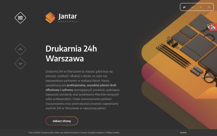 Screenshot ta' jantar24.com