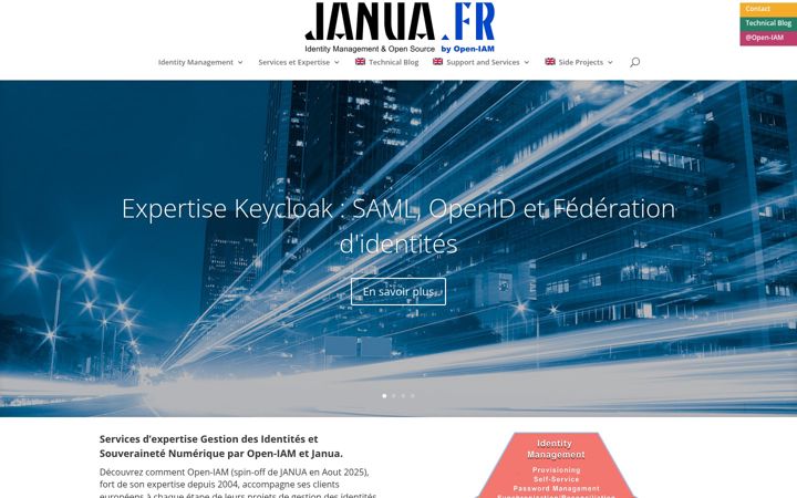 Screenshot of janua.fr