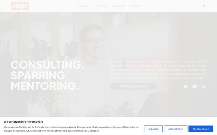 Screenshot of janude.de