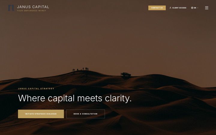 Screenshot of januscapitalstrategy.com