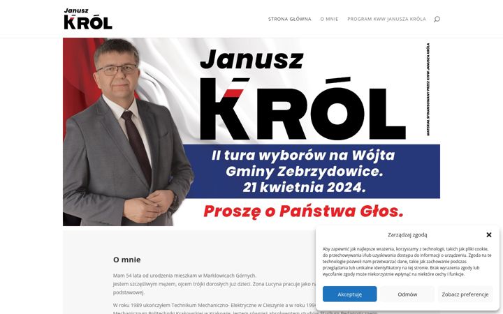 Screenshot of januszkrol.pl