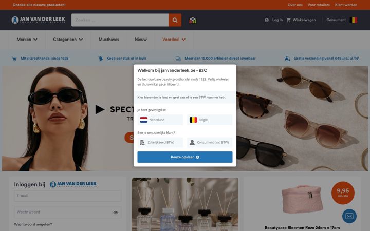 Screenshot of janvanderleek.be