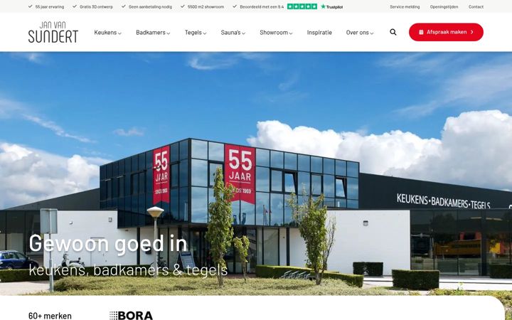 Screenshot of janvansundert.nl