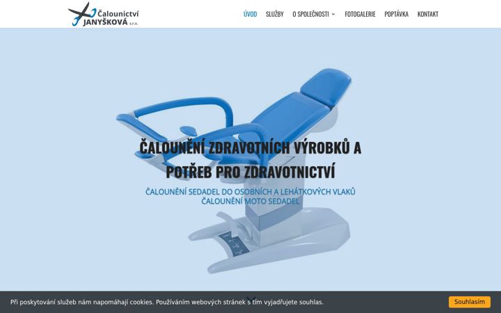 Screenshot of janyskova.cz