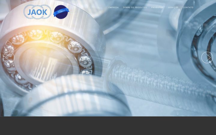 Screenshot of jaok.com.br
