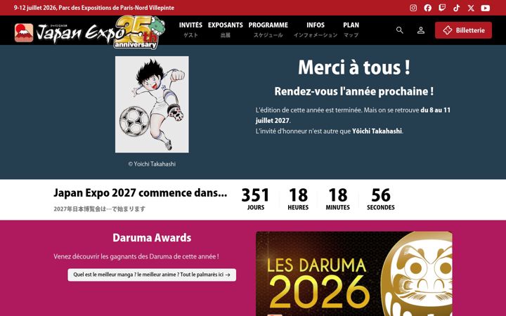 Screenshot of japan-expo-paris.com