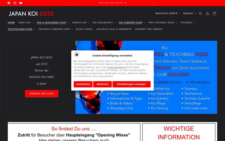 Screenshot of japan-koi-siess.com