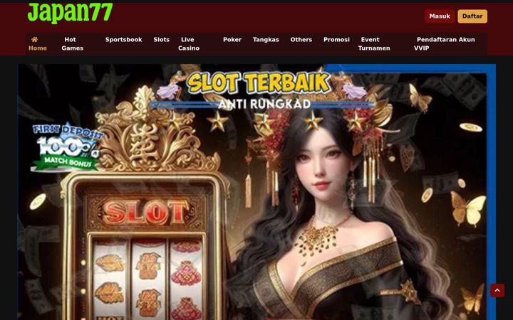 Screenshot of japan77.org