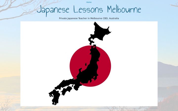 Screenshot of japaneselessonsmelbourne.com