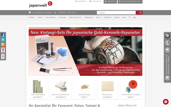 Screenshot of japanwelt.de