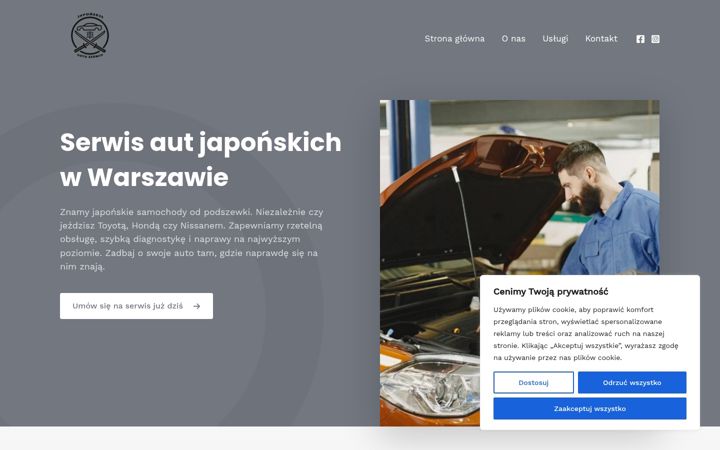 Screenshot of japonskieautoserwis.pl