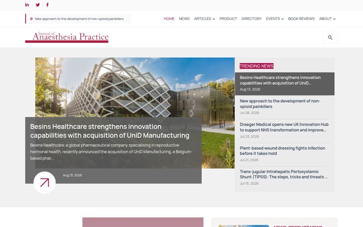 Screenshot of japractice.co.uk