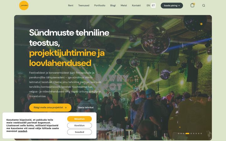 Screenshot of japuha.eu