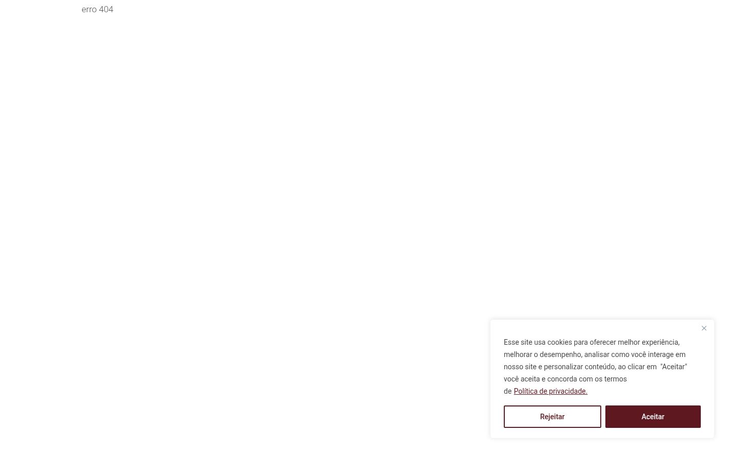 Captura de pantalla del banner de consentimiento mostrado antes de cualquier interacción