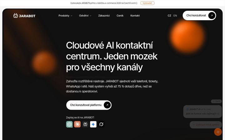 Screenshot of jarabot.com