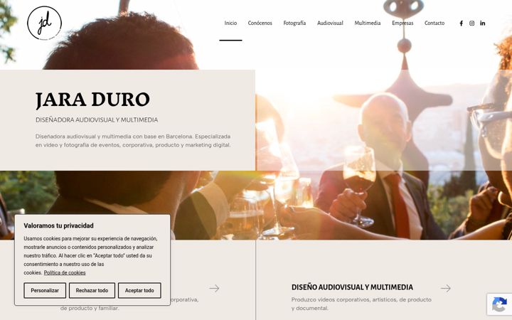 Screenshot of jaraduro.com