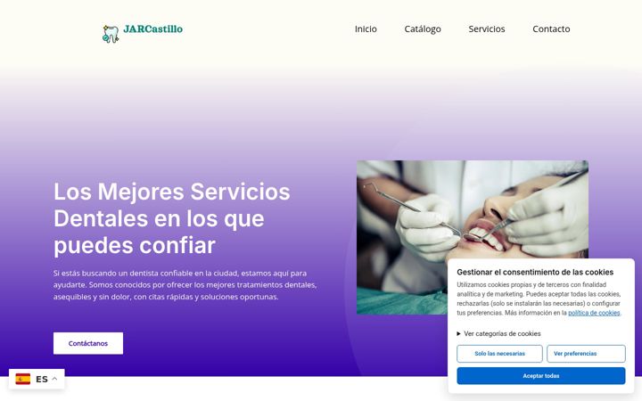 Screenshot of jarcastillo.com