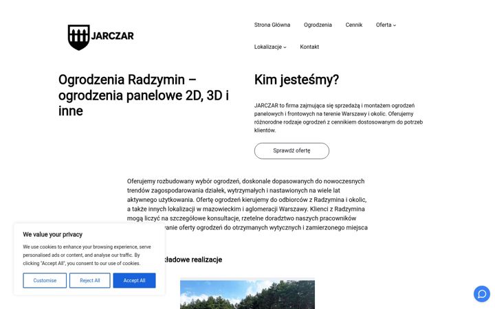 Screenshot of jarczar.pl