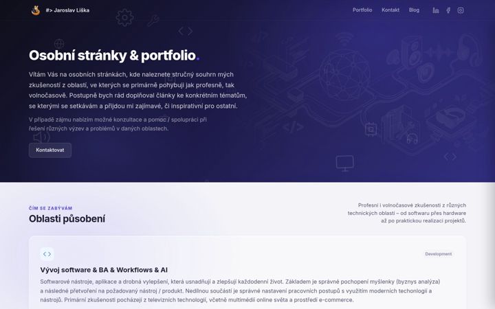 Screenshot of jardaliska.cz