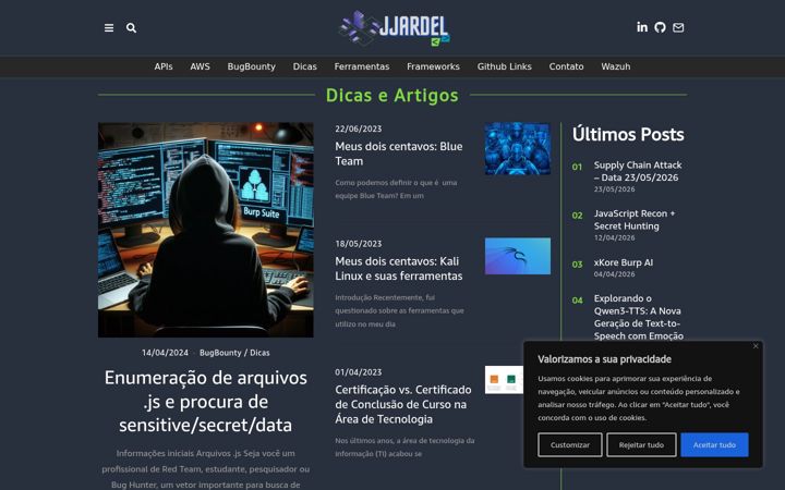 Screenshot of jardel.tec.br