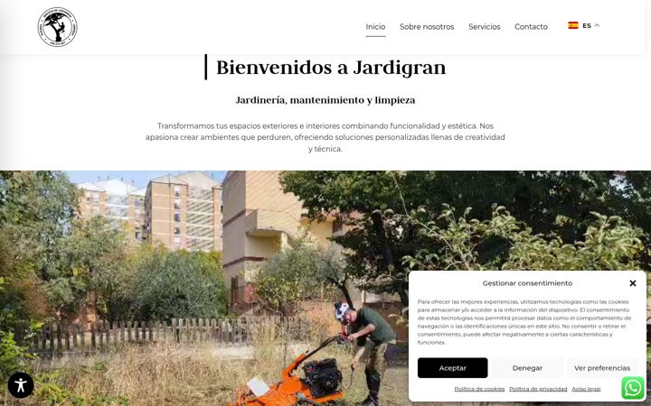 Screenshot of jardigran.es