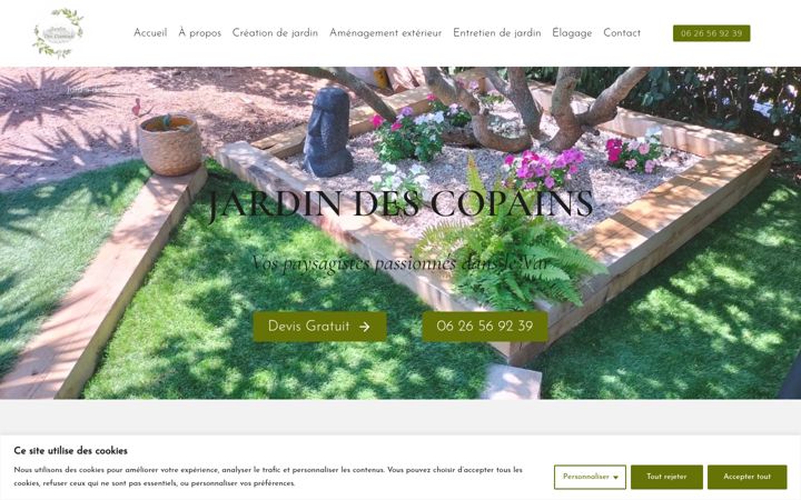 Screenshot of jardin-descopains.fr