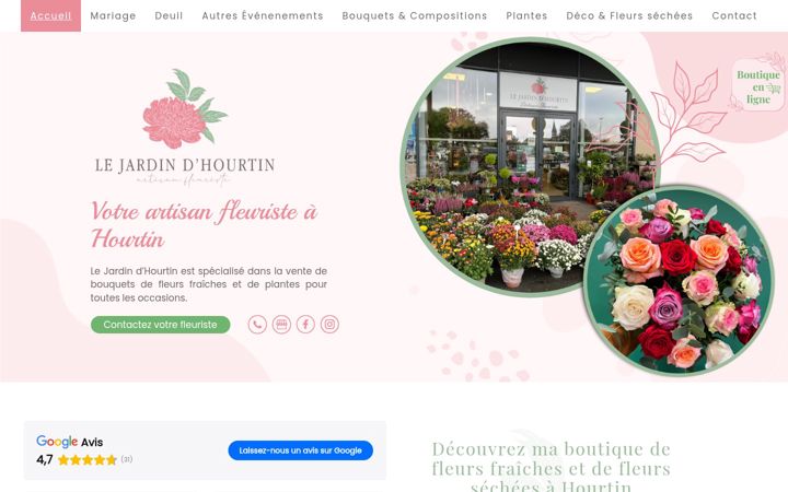 Screenshot of jardin-dhourtin.com