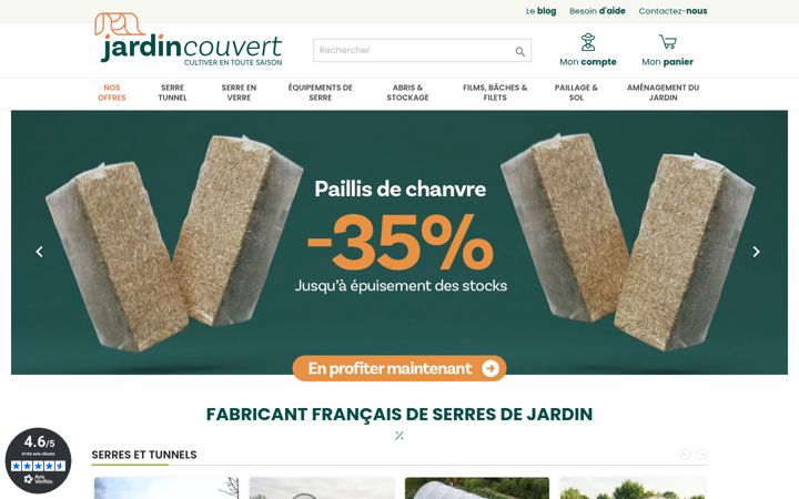 Screenshot of jardincouvert.com