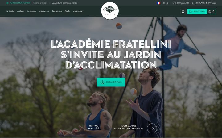 Képernyőkép: jardindacclimatation.fr