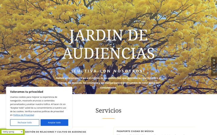 Screenshot of jardindeaudiencias.com
