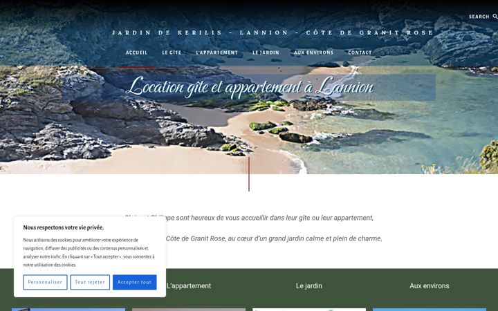 Screenshot of jardindekerilis.fr